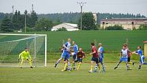 Fotbalisté Nové Bystřice porazili na domácí půdě Studenou 2:1 a zajistili si postup do semifinále Letního okresního poháru.