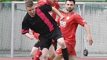 Fotbalisté Dačic prohráli v 24. kole krajského přeboru na stadionu píseckého béčka 0:3.