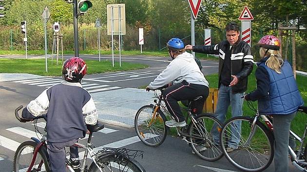 Dopravní hřiště v Třeboni. 