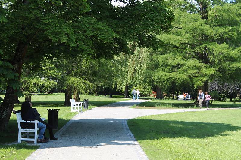 Zámecký park v Třeboni se 1. června opět otevřel veřejnosti.