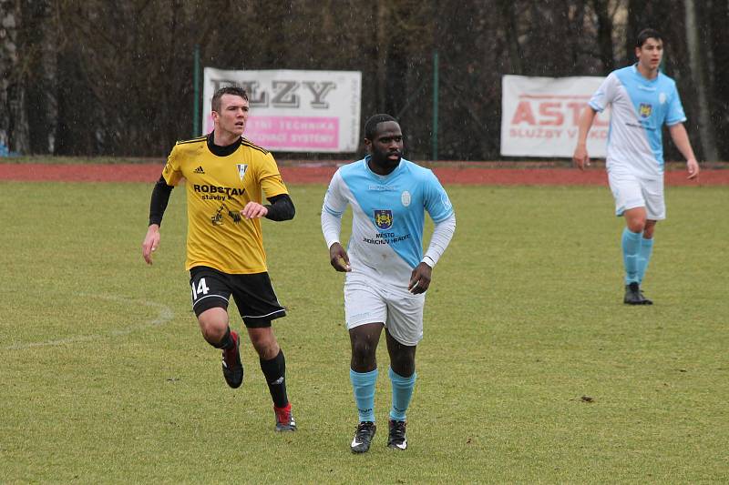 Jindřichohradečtí fotbalisté v 17. divizním kole hráli s Přešticemi 1:1 a podlehli až po penaltovém rozstřelu.