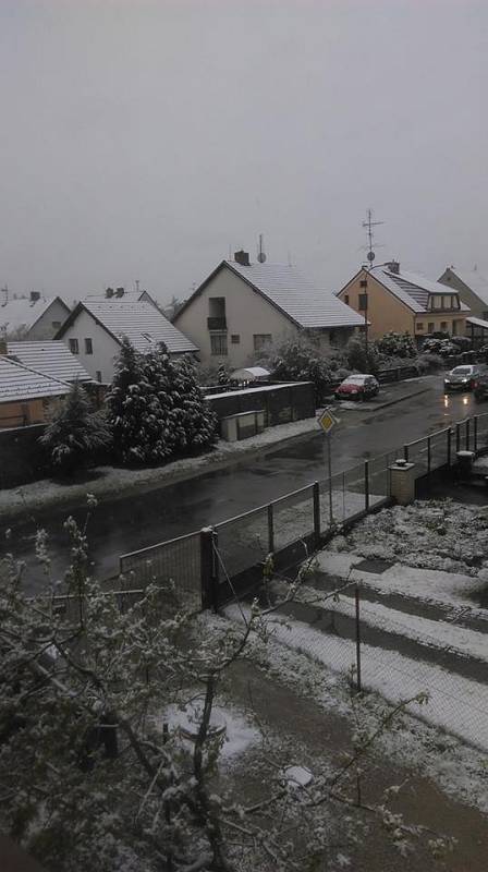 28. dubna sněžilo i v Radouňce.