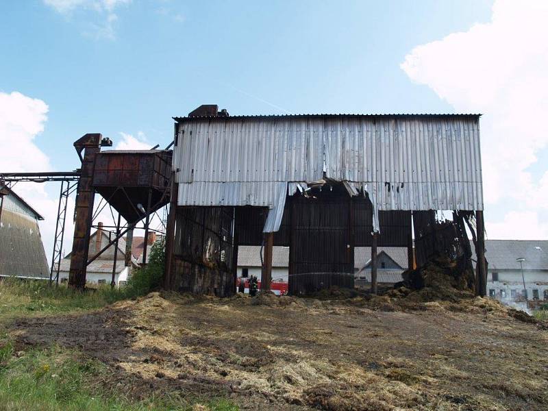 Požár ocelokolny ve Slavonicích způsobil škodu za tři čtvrtě milionu korun.