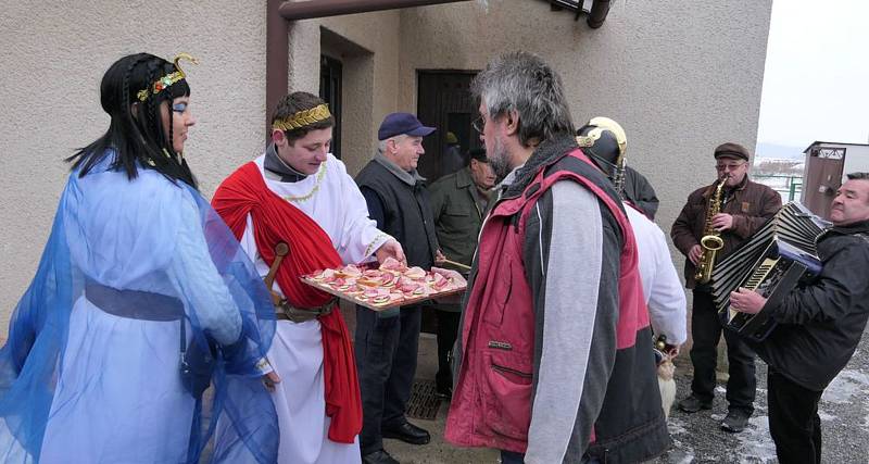 Masopustní veselí ovládlo Třebětice.