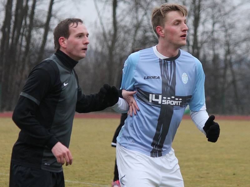 Jindřichohradečtí fotbalisté v úvodním jarním kole krajského přeboru porazili Olešník 5:1.