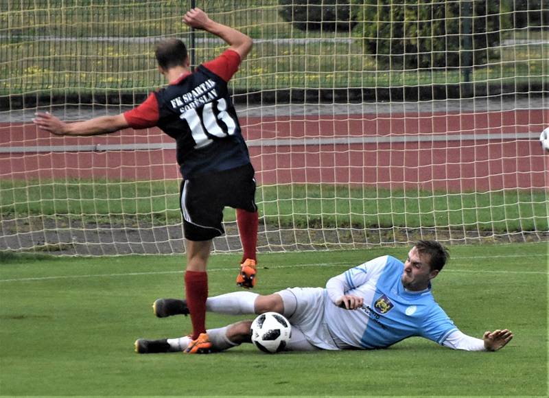 Fotbalisté Soběslavi v předkole MOL Cupu porazili Jindřichův Hradec 3:0.