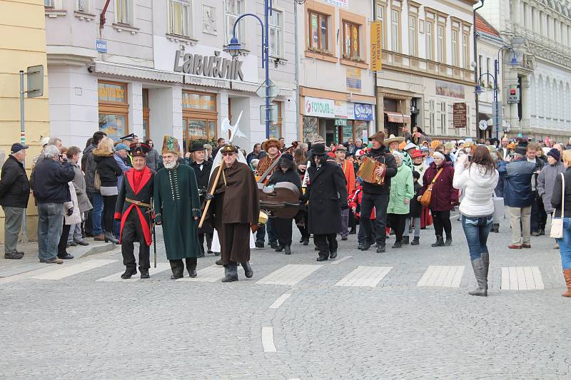 V neděli se v Jindřichově Hradci konal tradiční masopust.