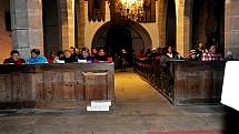 Ve Starém Městě pod Landštejnem si koledy zazpívali v kostele.