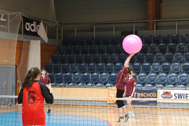 Bumbác ball v Jindřichově Hradci má oblibu mezi žáky škol. 