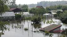 Povodně 2002 na Jindřichohradecku. Třeboň.