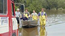 Povodně 2002 na Jindřichohradecku.