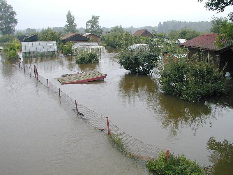 Povodně 2002 na Jindřichohradecku.