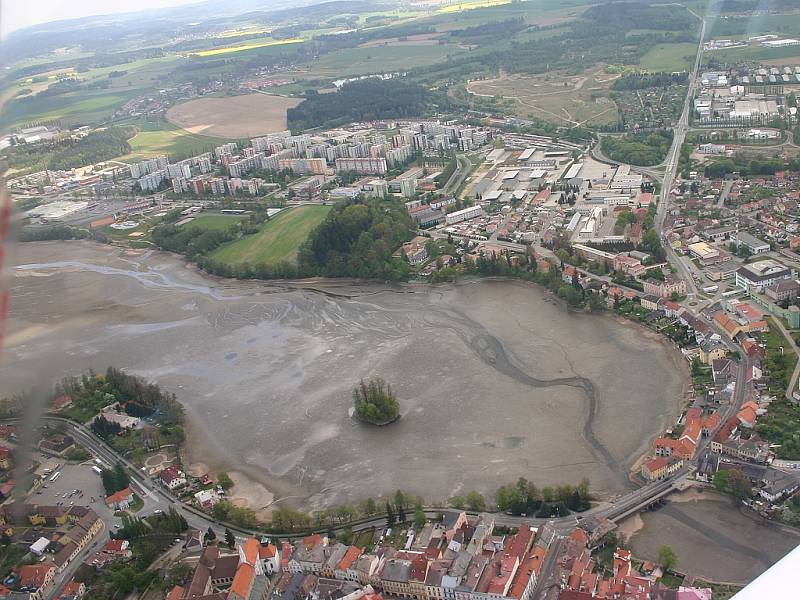 J. Hradec z ptačí perspektivy