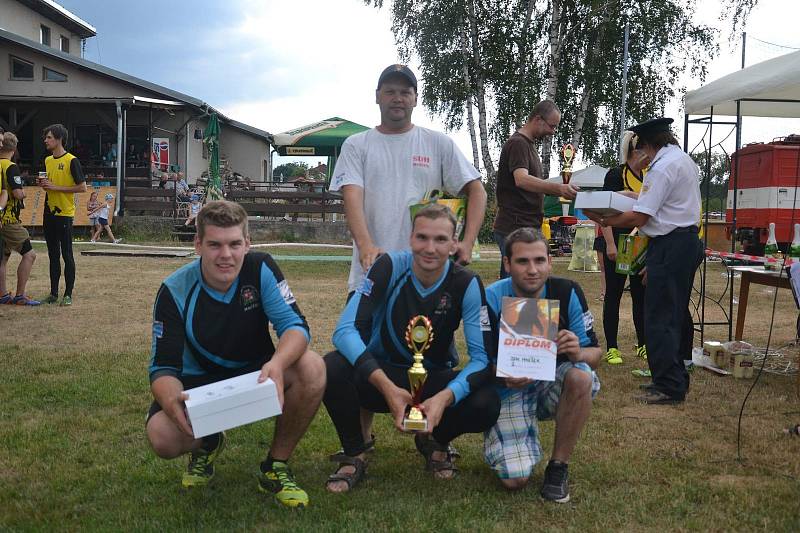 Velká cena Třeboňska v požárním útoku pokračovala soutěží v Lásenici.