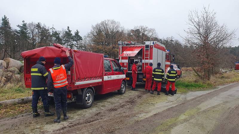 Utrácení kachen v chovu ve Frahelži na Jindřichohradecku.