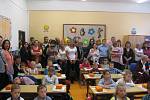 První školní den v základní škole v Nové Včelnici.