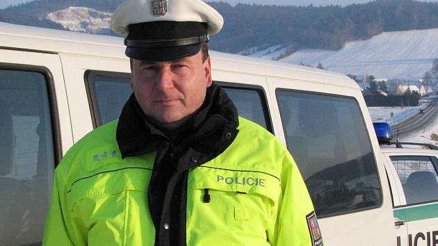 Vedoucí jindřichohradecké policie Karel Kotil. 