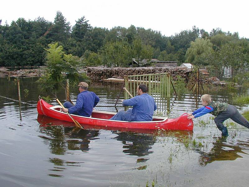 Povodně 2002 - Jindřichohradecko.