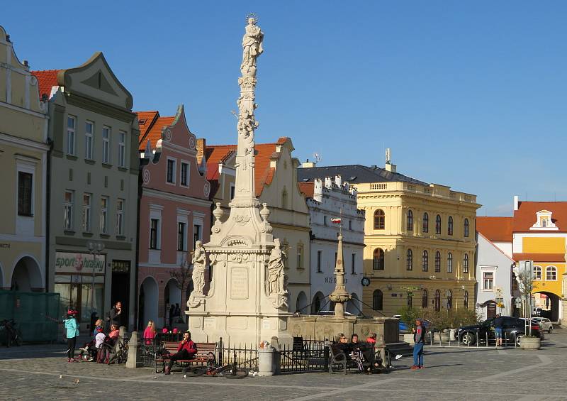 Neděle 25. dubna v Třeboni.