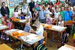 Nový školní rok zahájili v Jarošově nad Nežárkou.