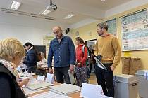 Volební místnosti se otevřely i na III. základní škole v Jindřichově Hradci.