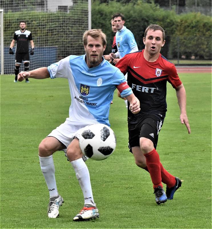 Fotbalisté Soběslavi v předkole MOL Cupu porazili Jindřichův Hradec 3:0.