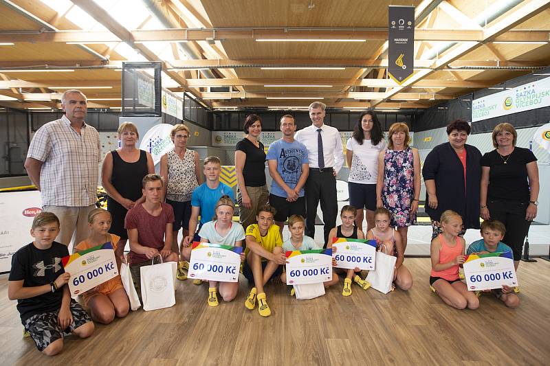 Slavnostní předání cen proběhlo v trampolínovém centru HOP arena v Čestlicích za přítomnosti předsedy ČOV Jiřího Kejvala, partnerů projektu a sportovních ambasadorů.