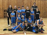 Basketbalisté BK Lions Jindřichův Hradec kategorie do 12 let.