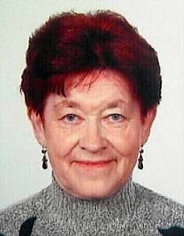 Pohřešovaná Milada Bezemková.