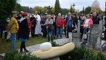 V Třeboni odhalili pomník zemřelým dětem.Foto: Hospicová péče sv. Kleofáše