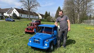 Zdeněk staví pojízdné miniatury tater. Nevšední jízdu si užijí děti i dospělí