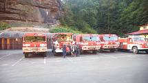 Jindřichohradečtí hasiči vyjeli na pomoc Českému Švýcarsku.