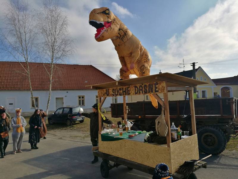 V sobotu se v maškarním průvodu v Lužnici sešlo 27 masek.