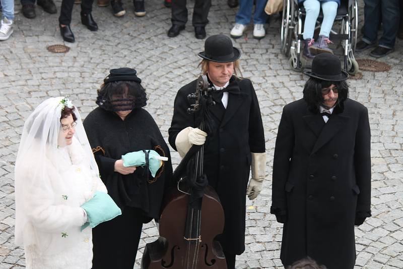 V neděli se v Jindřichově Hradci konal tradiční masopust.