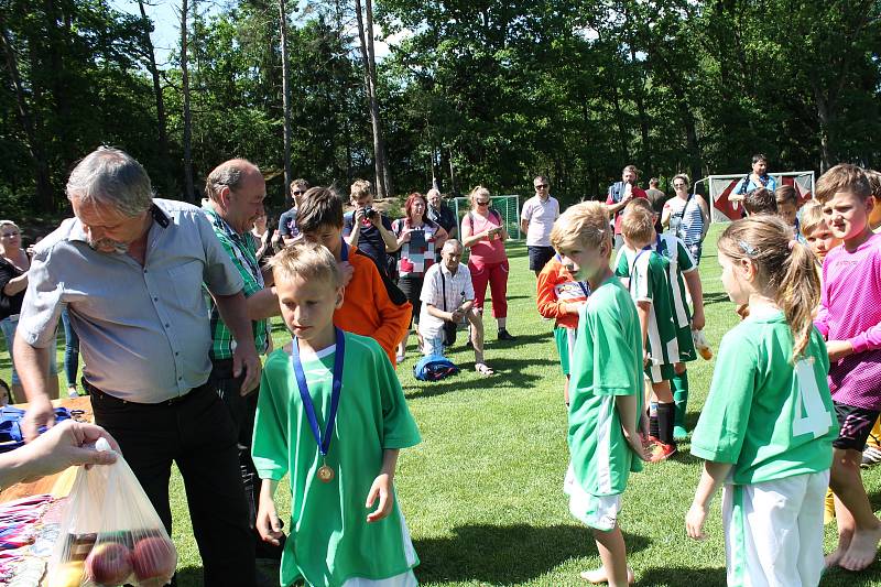 Turnaj v kopané na sokolském hřišti ve Stráži provázelo vydařené letní počasí.