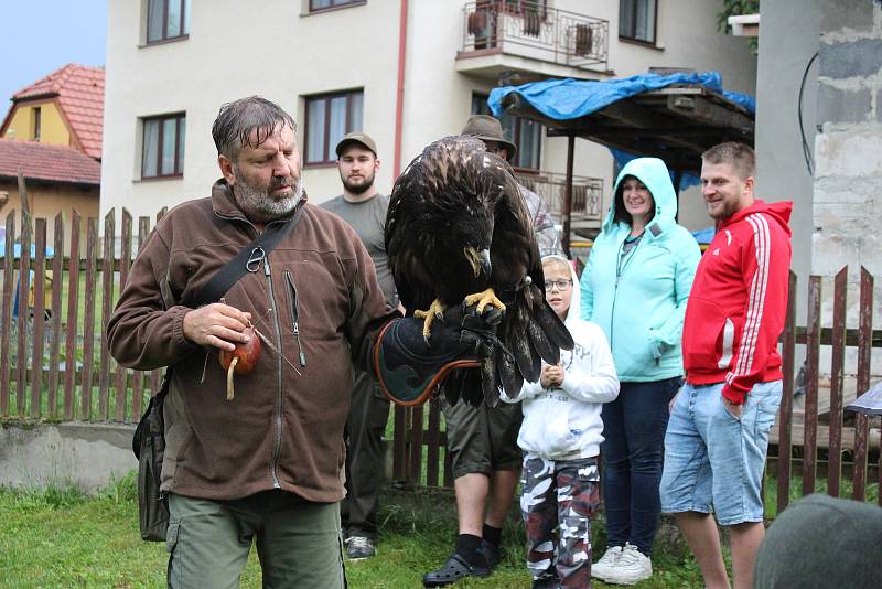 Sobotní odpoledne v Bořeticích patřilo Mysliveckému dětskému dni.