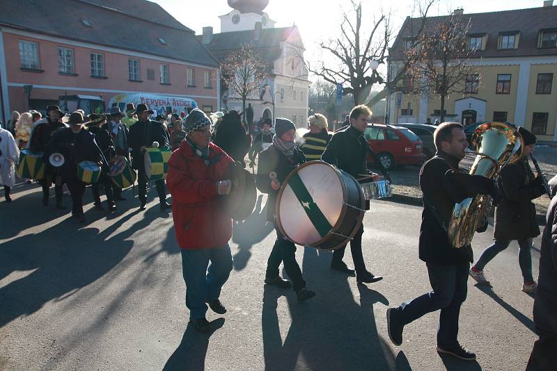 Masopustní průvod v Červené Řečici.