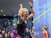 Takhle loni jásala po vyhraném finále pelhřimovská rodačka Zuzana Kubáňová. Letos se ze squashového titulu bude radovat někdo jiný.