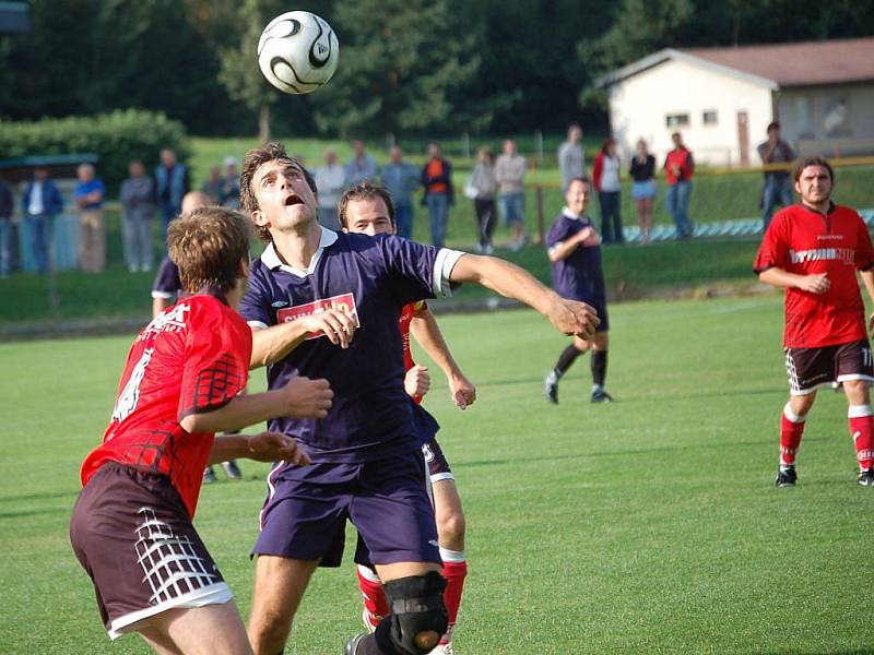 Pavel Hurda dvěma trefami přispěl ke druhému vítězství pelhřimovské juniorky v rámci I. A třídy. 