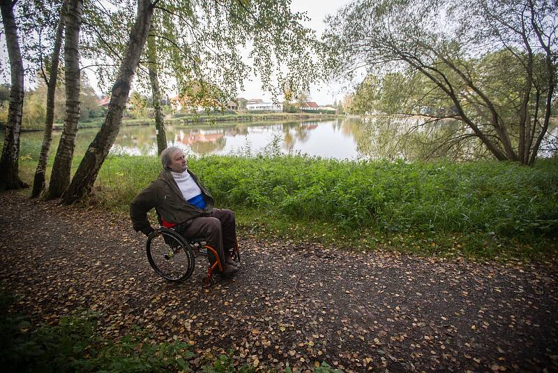 Turistická trasa pro vozíčkáře v Humpolci.