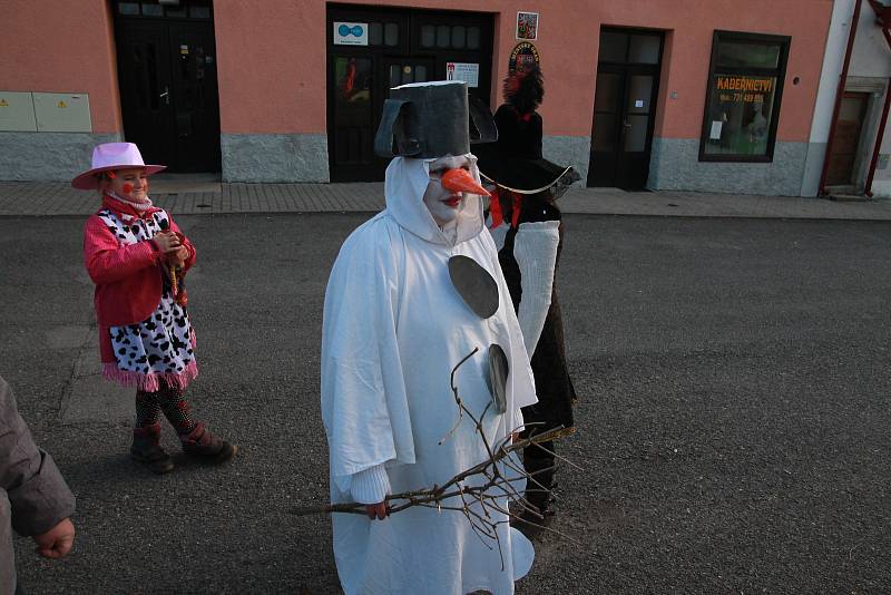 Masopustní průvod v Červené Řečici.