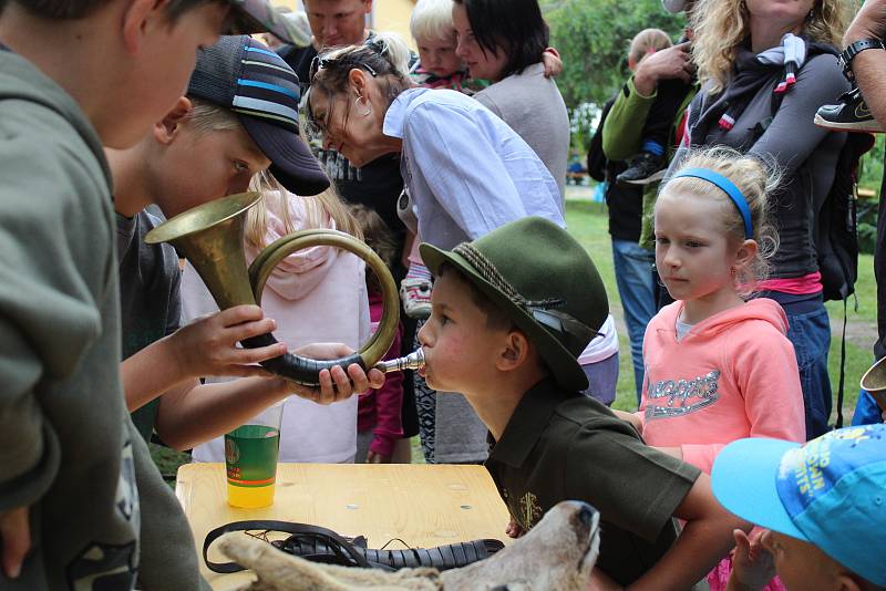 Sobotní odpoledne v Bořeticích patřilo Mysliveckému dětskému dni.