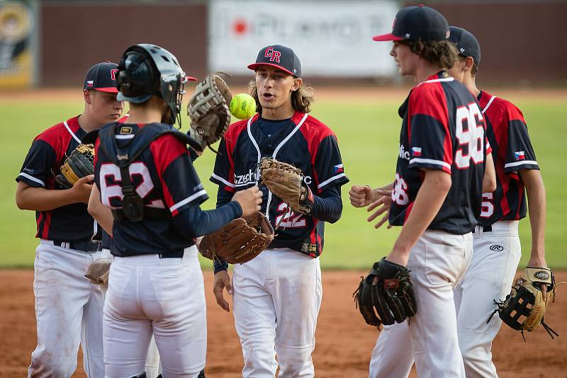 Finálový zápas softbalového mistrovství Evropy do 18 let mezi Českou republikou a Dánskem.