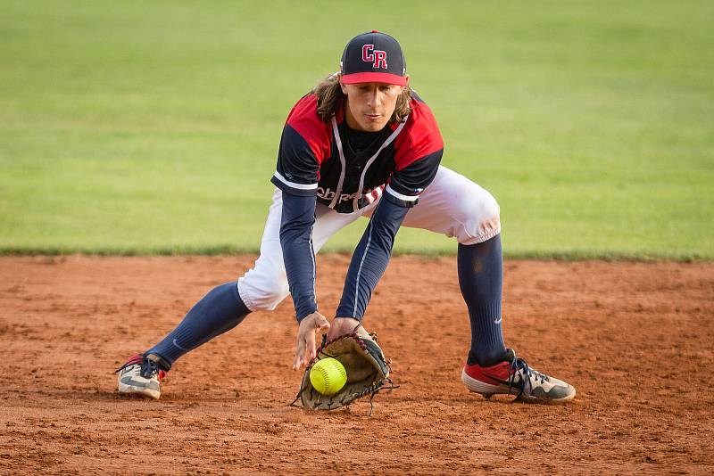 Finálový zápas softbalového mistrovství Evropy do 18 let mezi Českou republikou a Dánskem.