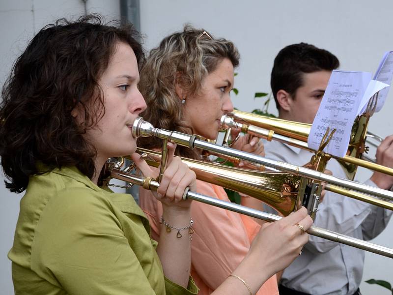 Kaliště u Humpolce v sobotu hostilo už sedmý ročník setkání mládežnických dechových hudeb.