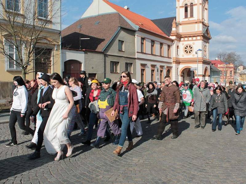 I Humpolcem prošel masopustní průvod.