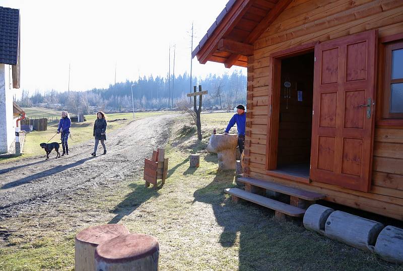 Cykloroubenku U Kaštanu provozují manželé Blažkovi v Chaloupkách u Nového Rychnova.