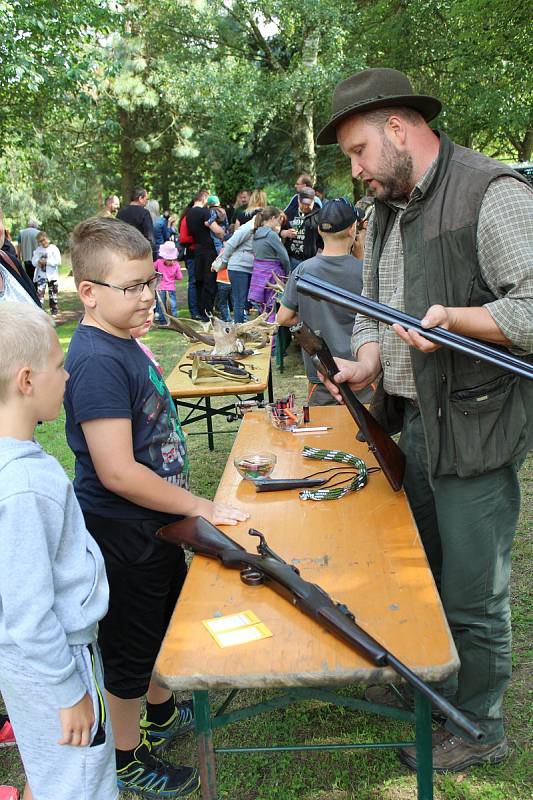 Sobotní odpoledne v Bořeticích patřilo Mysliveckému dětskému dni.