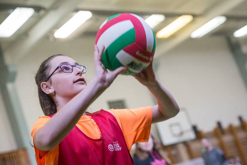 Sazka olympijský víceboj v ZŠ Na Pražské v Pelhřimově.