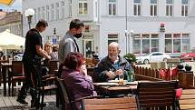 První návštěvníky po nucené pauze přivítala v pondělí Restaurace Střepina v Pelhřimově či Pivovar Kamenice.